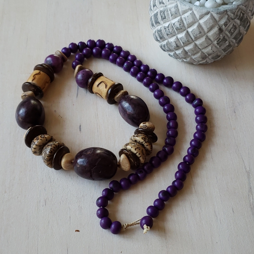 Brazilian Natural Seed Necklease